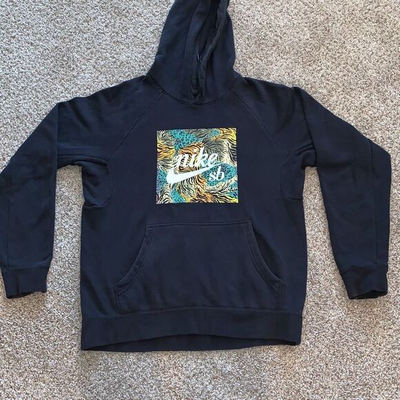 Nike Other - Nike SB vintage men’s black hoodie, sweatshirt, black size medium
